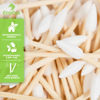 Picture of Precision Tip Cotton Swabs 200 Count | Organic & Biodegradable Pointed Cotton Buds | 100% Eco-Friendly & Natural | Perfect for Makeup, Fine Cleaning, Art