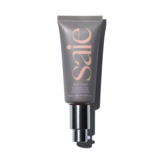 Picture of Saie Slip Tint SPF 35 Tinted Moisturizer - Light Coverage Moisturizer + Broad Spectrum Zinc Oxide Sunscreen with Hydrating Hyaluronic Acid - Shade Two (1.35 oz)