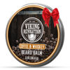 Picture of Viking Revolution Coffee Whiskey Beard Balm for Men - Beard Butter for Men with Argan Oil and Jojoba Oil - Beard Softener and Beard Moisturizer for Men Beard Styling Balm (1 Pack, 2oz)