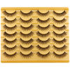 Picture of False Eyelashes Natural Look 12mm Fluffy Lashes Wispy Faux Mink Eyelashes 3D Volume Cat Eye Lashes Pack by Zegaine 14 Pairs