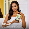 Picture of Yoken EWG Verified Organic Castor Oil Glass Bottle 32 fl oz (with Pump) 100% Pure Castor Oil for Skin Face Hair, Cold Press, Hexane Free, Unrefined Caster oil for Castor Oil Pack Deep Nourish Body