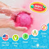 Picture of Ninja Bath Bombs for Kids with Surprise Toy Inside (6 Pack) - Large Red Bubble Bomb and Fizzies, Gentle and Safe, USA Made - Ideal Gift for Boys and Girls by Two Sisters