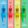 Picture of POSEIDON 50PCS Tattoo Cartridge Needles Mixed Size Steriled Needles with Disposable Membrane Safety Cartridges-1201RL, 1203RL, 1205RL, 1207RL, 1209RL for Tattoo Pen