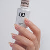 Picture of DND Gel Polish Set, Sheer Collection, UV/LED Gel Polish and Air Dry Nail Lacquer, Matching Chip-Free Polish Duo, 857 Sheer Nude, 0.5 Fl Oz