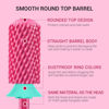 Picture of MelodySusie Safety Nail Drill Bits, 3/32'' Smooth Round Top Large Barrel Carbide Bits, Suitable for Manicure Pedicure Cuticle Gel Polishing, Beginners Bits, Pink Blossom, Series Bit-S