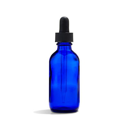 Picture of Whole Foods Market, Blue Glass Bottle with Dropper Cap, 2 Fl Oz