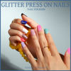 Picture of Teenitor 24Pack Short Press On Nails, 576Pcs Short Square Press On Nails, Short Matte Nails, Short Glossy Nails, Short Glitter Nails, Short French Nails, 12 Sizes Short Fake Nails With Nail Glue
