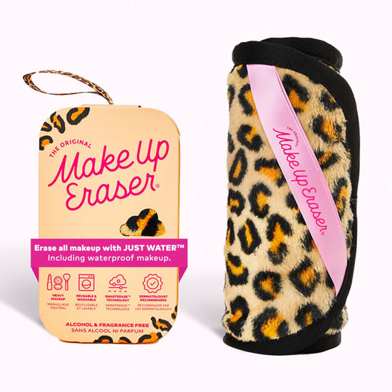 Picture of The Original MakeUp Eraser PRO, Effortlessly Remove All Makeup Using Only Water, Including Waterproof Mascara, Eyeliner, Foundation, Lipstick, Sunscreen, and More! Leopard, 1ct.