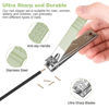 Picture of Nail Clippers for Men Women, 4 PCS Nail Clipper Set, Premium Toenail Clippers, Fingernail Clipper, Ultra Sharp Toe Nail Clippers, Nail Cutter, Finger Nail Clippers Adult, Green