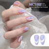 Picture of Double Rhythm Cat Eye Gel Nail Polish Set of 6 Colors Shimmer Glitter with Magnet 9D Holographic Reflective Magnetic Nail Polish Kit (Aurora Mermaid Blue Green Pink Purple-Kit 11)