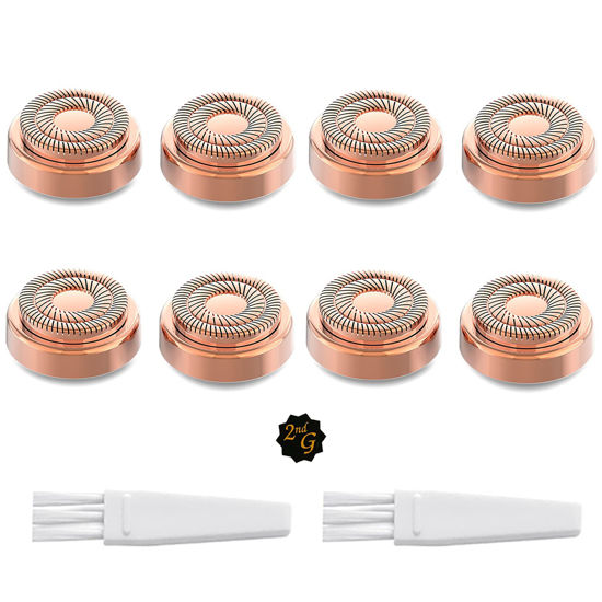 Picture of tuokiy Replacement Heads for Flawless Finishing Touch Facial Hair Removal Tool for Women. Just fit Gen 2 Hair Removal Device