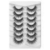 Picture of Onlyall False Eyelashes Natural Lashes Wispy Lashes Natural Look False Eyelashes Natural Flared Eyelashes False Eye Lashes Fluffy Lashes 7 Pairs A28