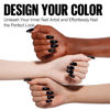 Picture of TOMICCA Black Gel Nail Polish, 15ml Black Nail Polish Fast Dry, Long Lasting Soak Off UV Black Gel Polish Color French Manicure Nail Art