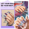 Picture of modelones Chameleon Nail Polish Set 6 Colors, Green Glitter Pink Blue Purple Holographic Quick Dry Mini Nail Lacquer Kit Gray Aurora Shimmer DIY Nail Art Manicure Gift For Women Girls