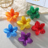 Picture of Sisiaipu Hawaiian Plumeria Hair Accessories - 6 Pack Large Claw Clips for Thick and Thin Hair, Beach Tropical Hair Clips for Women and Girls