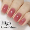 Picture of Double Rhythm Translucent Gel Polish Sheer Neutral Natural Light Milky Same Color Same Bottle 15ML Jelly Nail Polish Nail Art DIY at Home (Light Pink Purple-A1373)