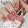 Picture of Double Rhythm Translucent Gel Polish Sheer Neutral Natural Light Milky Same Color Same Bottle 15ML Jelly Nail Polish Nail Art DIY at Home (Light Pink Purple-A1373)