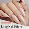 Picture of Double Rhythm Translucent Gel Polish Sheer Neutral Natural Light Milky Same Color Same Bottle 15ML Jelly UV Nail Polish Nail Art DIY at Home (Nude Beige-A1119)