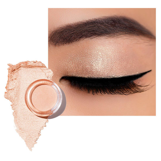 Picture of Oulac Cream Eyeshadow also for Highlighter Large Capacity Highly Pigmented Eye Shadow Waterproof &Long Lasting with Moisturizing Formula 07