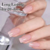 Picture of Double Rhythm Translucent Gel Polish Sheer Neutral Natural Light Milky Same Color Same Bottle 15ML Jelly Nail Polish Nail Art DIY at Home (Baby Pink-A1376)