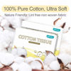Picture of Winner 100% USA Cotton Dry Wipes, 600 Count Ultra Soft Face Towels, Wet and Dry Use, Unscented and Hypoallergenic, Baby Necessities for Diaper Changes, Meals, and On-the-go Cleanup