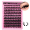 Picture of ALICE 336pcs Lash Clusters Fluffy Thick 60D Cluster Eyelash Extensions DIY Lash Extensions Wispy Faux Mink Individual Lashes Mix 10-18mm Long Eyelash Clusters