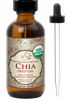 Picture of US Organic Chia Seed Oil, Certified Organic, Pure & Natural, Cold Pressed Virgin, Unrefined, Sourced from Paraguay, in Amber Glass Bottle w/Glass Eyedropper for Easy Application (2 oz (56 ml))