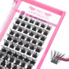 Picture of Lash Clusters, 72 Pcs Individual Lashes, Cluster DIY Lash Extension, Volume Eyelashes Look, Super Thin Band and Comfortable (Volume, D-16mm)