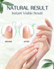 Picture of Maryton Professional Nail Buffer Block - Ultimate Shine Nail Buffing Block with 4 Way Buffing Methods, Smooth & Buff & Shine All-in-one Buffer for Optimum Natural Nail Care, 2 Count
