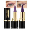Picture of evpct 2Pcs Light Dark Purple Gel Eyeliner Pencils Eye Black Face Paint Stick Lipstick Halloween Makeup Set Waterproof Smudge Proof Eyeliner Pen Crayon Smokey Eye delineador de ojos contra el agua