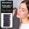 Picture of MOONQUEEN Microfiber Facial Cloths Fast Drying Washcloth 12 Pack - Premium Soft Makeup Remover Cloths - Grey
