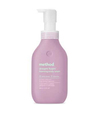 Picture of Method Dream Foam, Foaming Body Wash, White Flower + Tuberose, 13.5 oz