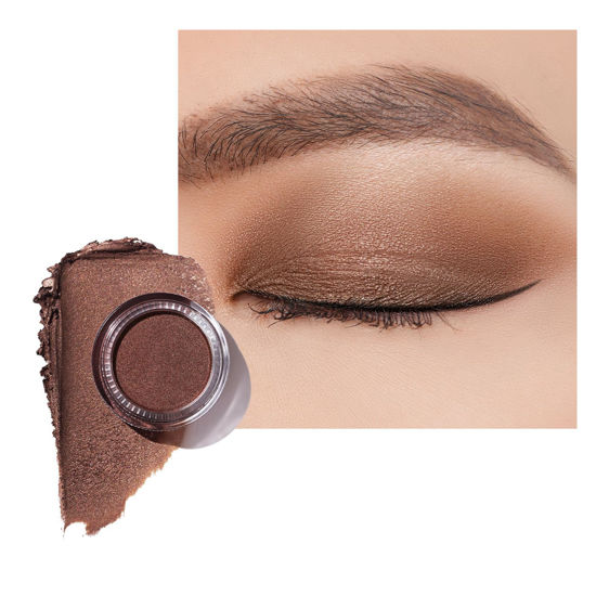 Picture of Oulac Bronze Cream Eyeshadow also for Highlighter Large Capacity Highly Pigmented Eye Shadow Waterproof &Long Lasting with Moisturizing Formula P01