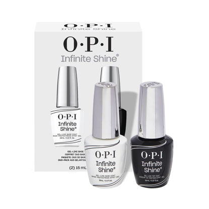 Picture of OPI Infinite Shine 2PC Base Coat Top Coat Duo Pack | Long Wear Nail Polish Value Set | Protects Nails & High Shine Gloss