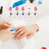 Picture of Nail Stand Acrylic Nail Art Display Stand Magnetic Nail Tips Practice Holder 54 Pcs Reusable Adhesive Putty for DIY Painting Nails Stand kit (silver)