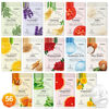 Picture of KONEUK 56 Pack Sheet Face Masks Skincare for Women, Hydrating Face Masks Suitable for Sensitive Skin, Bulk Facial Mask Gifts Set for Skin Care, Home Skincare Spa for All Skin Types