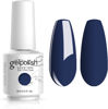 Picture of Vishine Gelpolish Manicure DIY Long-lasting Gel Nail Polish Lacquer Shiny Color UV LED Soak Off Glitter Midnightblue(1029)
