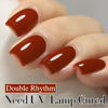 Picture of Double Rhythm Translucent Gel Polish Sheer Neutral Natural Light Milky Same Color Same Bottle 15ML Jelly UV Nail Polish Nail Art DIY at Home (Brick Red-A1488)