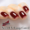 Picture of Double Rhythm Translucent Gel Polish Sheer Neutral Natural Light Milky Same Color Same Bottle 15ML Jelly UV Nail Polish Nail Art DIY at Home (Burgundy Red-A1490)