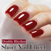 Picture of Double Rhythm Translucent Gel Polish Sheer Neutral Natural Light Milky Same Color Same Bottle 15ML Jelly UV Nail Polish Nail Art DIY at Home (Cherry Red-A1489)