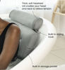 Picture of Everlasting Comfort Luxury Bath Pillow - Head, Neck, Back Support Cushion for Bathtub, Spa, Soaking