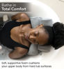 Picture of Everlasting Comfort Luxury Bath Pillow - Head, Neck, Back Support Cushion for Bathtub, Spa, Soaking