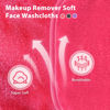 Picture of Makeup Remover Cloth, 6" x 6" Make Up Towels Reusable Face Cloth for Washing Face, 12 Pack Makeup Remover Pads Microfiber Face Washcloth with Mesh Bag, Just Water, Grey/Purple/Pink
