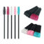 Picture of G2PLUS 100PCS Disposable Eyelash Brushes, Adjustable Mascara Wands Makeup Applicator, Eyelash Spoolies Brushes for Eyelash Extensions and Eyebrows (Multi-colored)