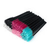 Picture of G2PLUS 100PCS Disposable Eyelash Brushes, Adjustable Mascara Wands Makeup Applicator, Eyelash Spoolies Brushes for Eyelash Extensions and Eyebrows (Multi-colored)