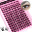 Picture of ALICE Natural Cluster Eyelash Extensions Lash Clusters DIY Lash Extensions Fluffy Wispy Eyelash Clusters D Curl Individual Lashes 154pcs