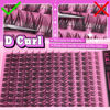 Picture of ALICE Natural Cluster Eyelash Extensions Lash Clusters DIY Lash Extensions Fluffy Wispy Eyelash Clusters D Curl Individual Lashes 154pcs