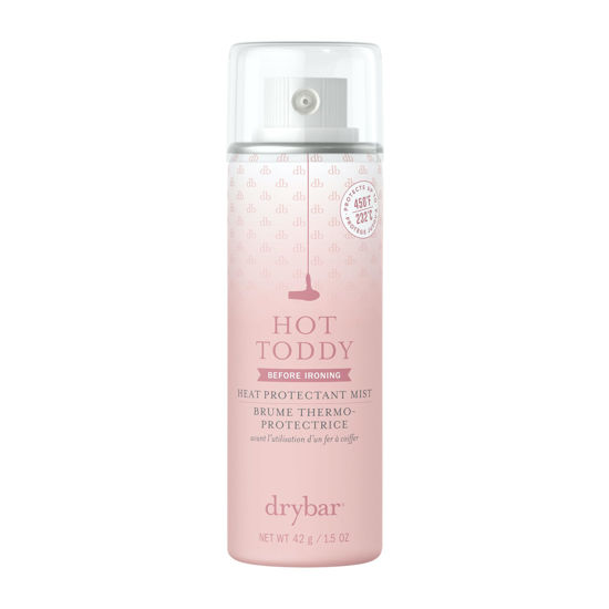 Picture of Drybar Hot Toddy Heat Protectant Mist Blanc Scent - Travel Size | Lightweight Heat Protectant for Hair protects from Heat & Styling with Curling, Straightening and Styling Irons