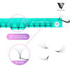 Picture of VAVALASH Premade Fans Eyelash Extensions 320 Fans 5D 6D 8D 10D 12D 0.05 0.07 Thickness C/D Curl Middle Stem Pointy Base Premade Fans Russian Volume Lash Extensions (320 Fans-5D-0.07-D-8-15mm)