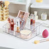 Picture of Vtopmart 1 Tier Clear Makeup Organizer with Drawer, Cosmetic Storage for Dresser Countertop and Bathroom Vanity, Beauty Holder for Lipstick Brush Skincare